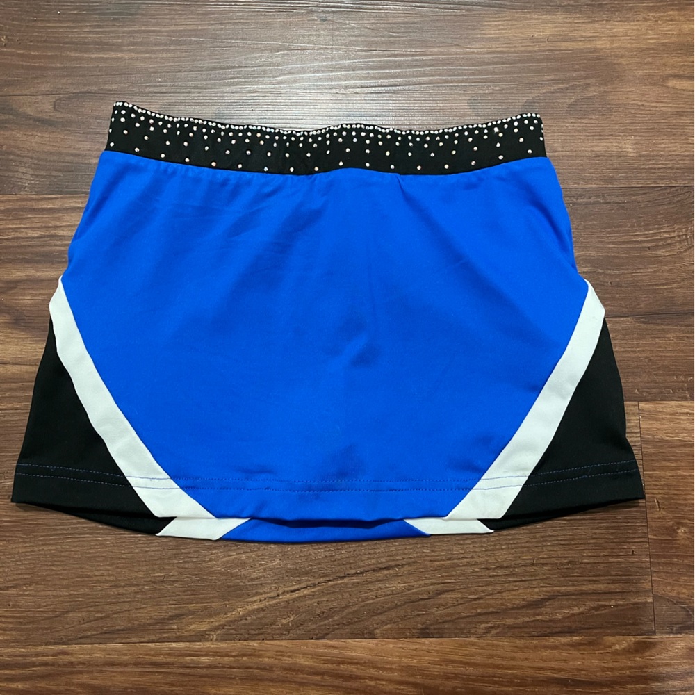 Varsity Spirit Youth Scort With Rhinestones Size YL+1